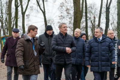 Делегация Башкортостана посетила жемчужину Гомеля – дворцово-парковый ансамбль